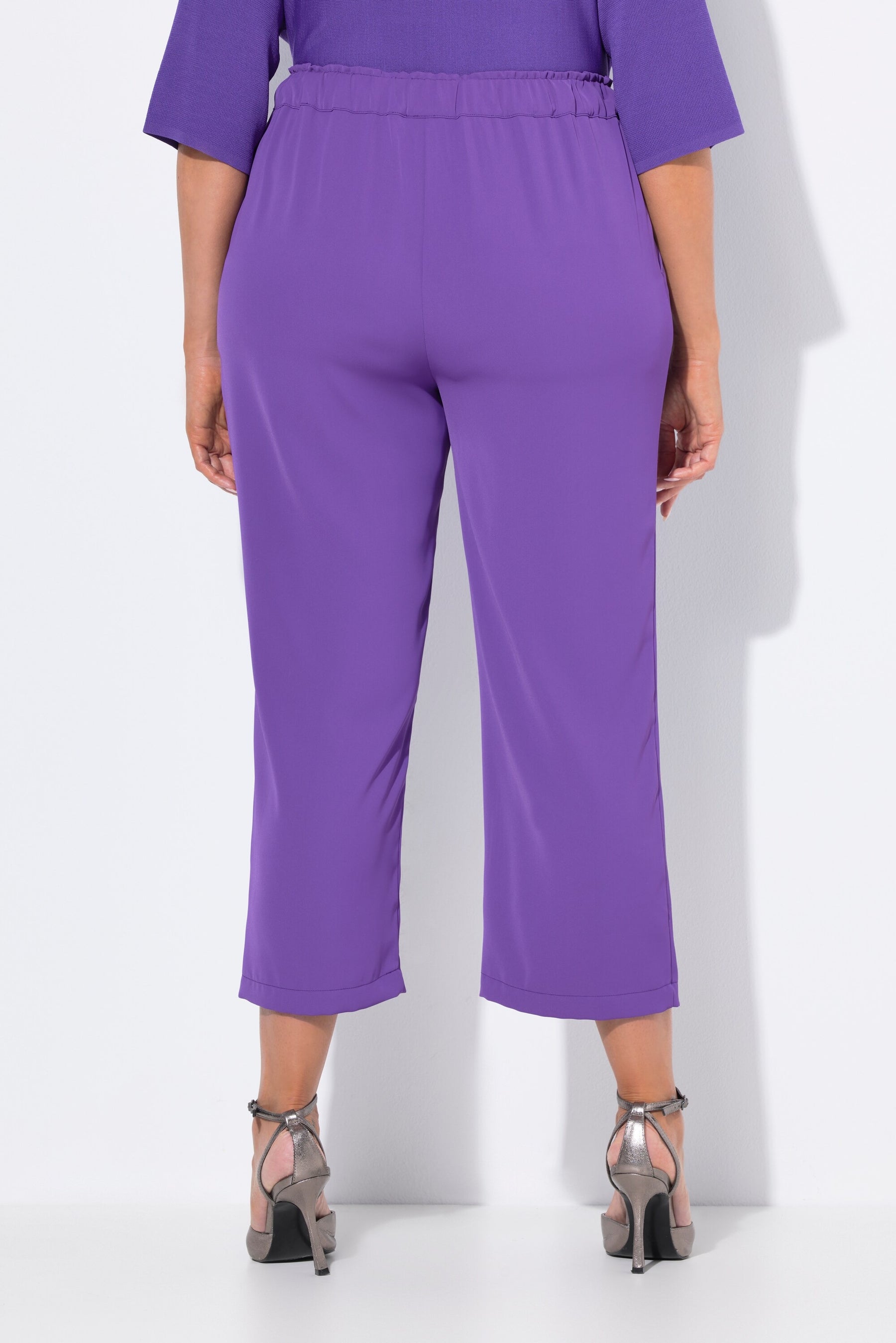 Ulla Popken Purple 7/8th Trousers