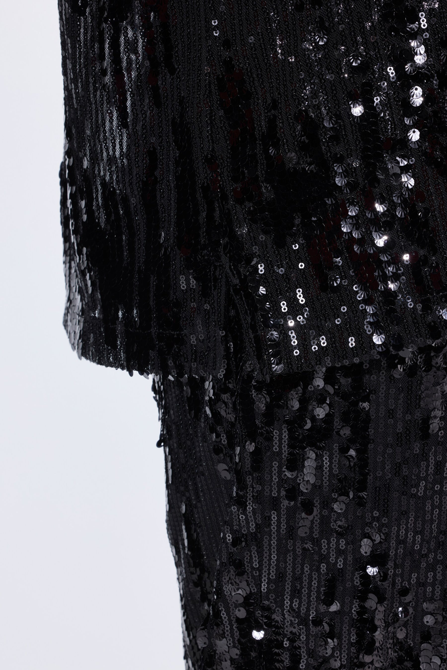 Ulla Popken Sequin Shirt in Black