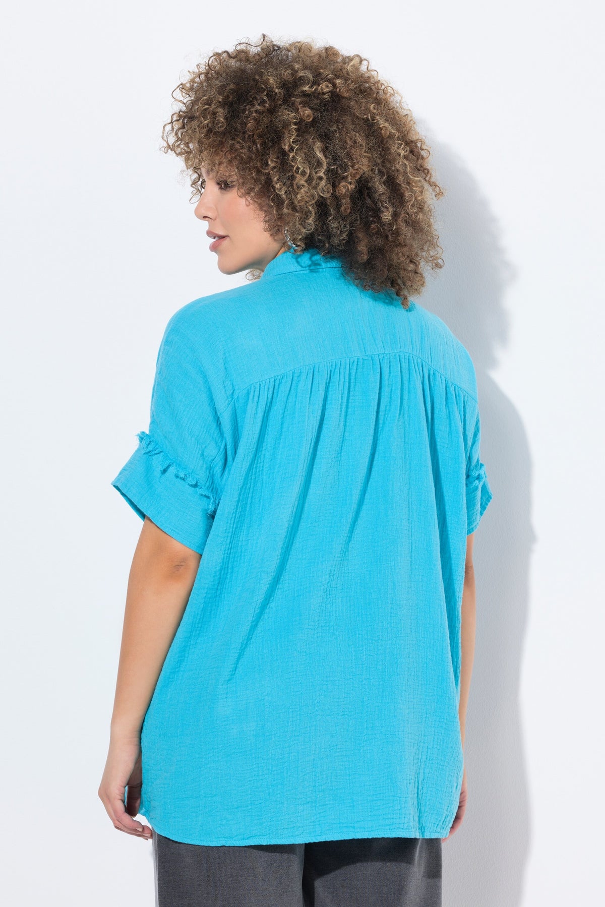 Ulla Popken Shirt in Turquoise