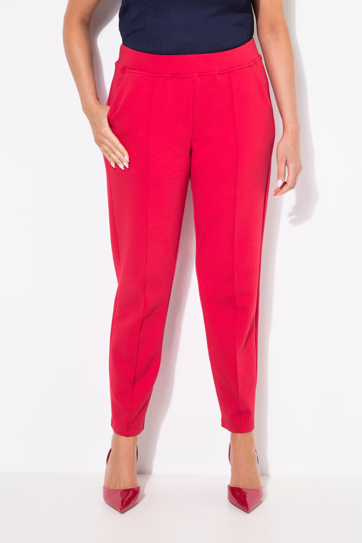 Ulla Popken Trousers in Red