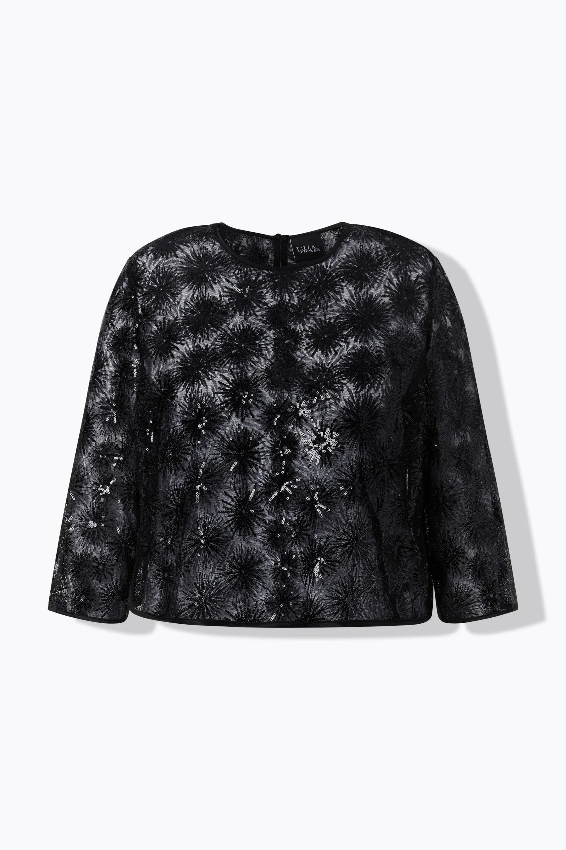 Ulla Popken Two Layer Black Dress