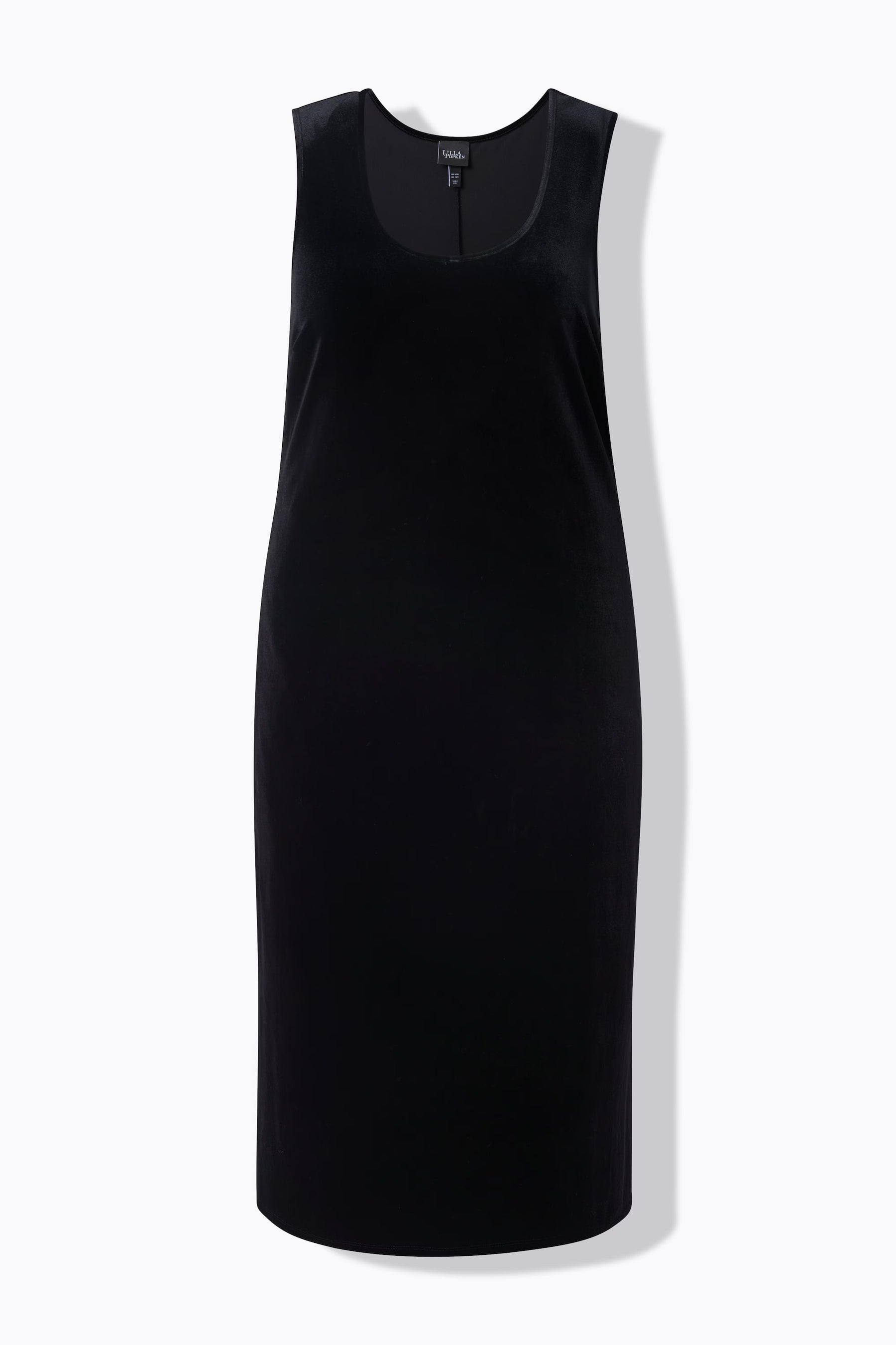 Ulla Popken Two Layer Black Dress
