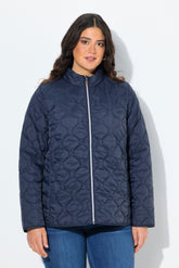 Ulla Popken Water Repellent Jacket in Navy