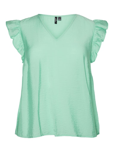 Vero Moda Curve Josie Top in Green