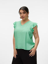 Vero Moda Curve Josie Top in Green