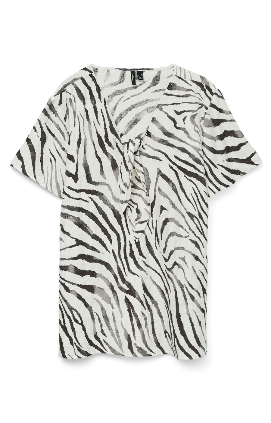 Vero Moda Curve Dora Tie Neck Top