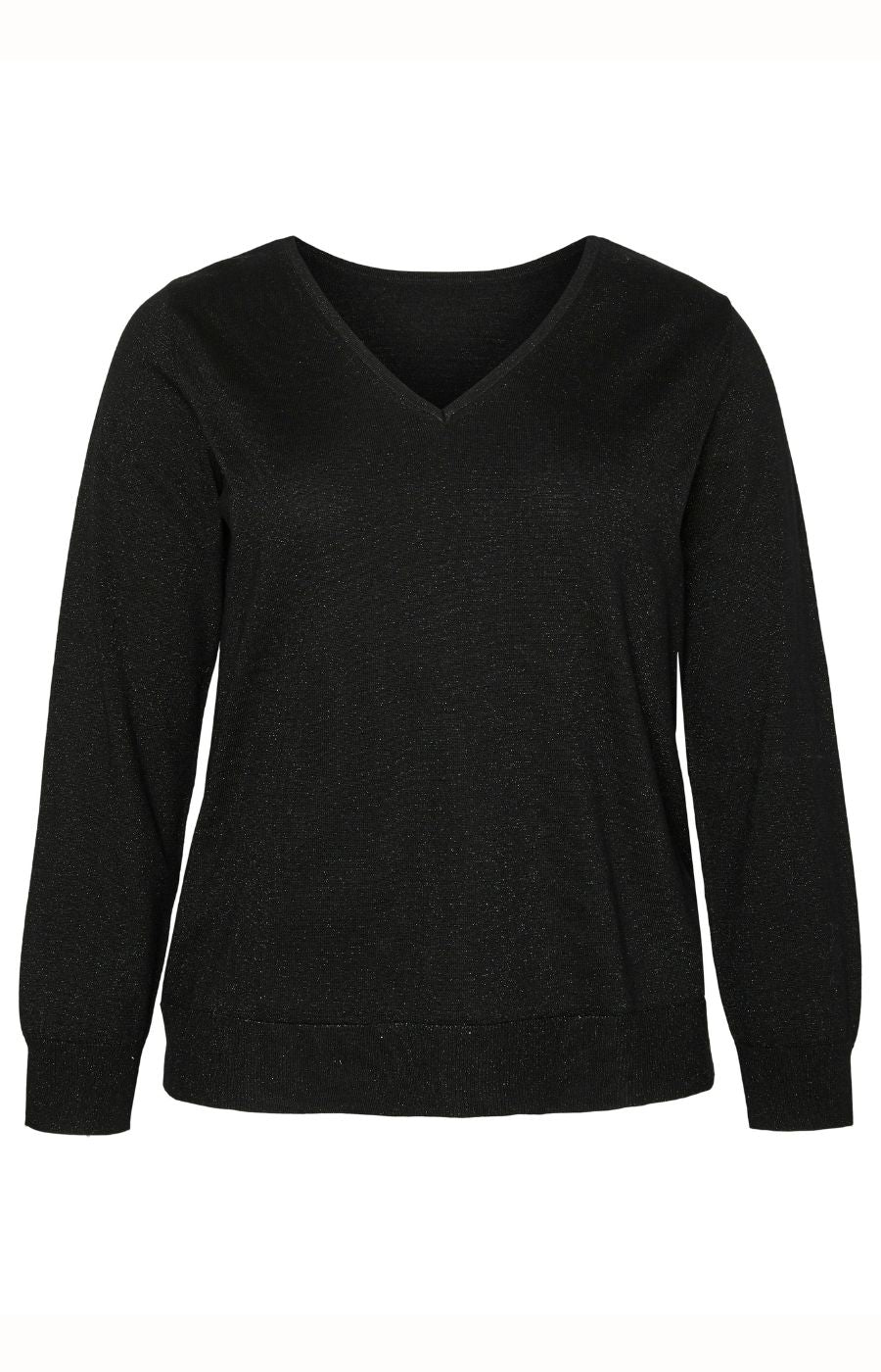 Vero Moda Curve Happy 2 Way Jumper in Black