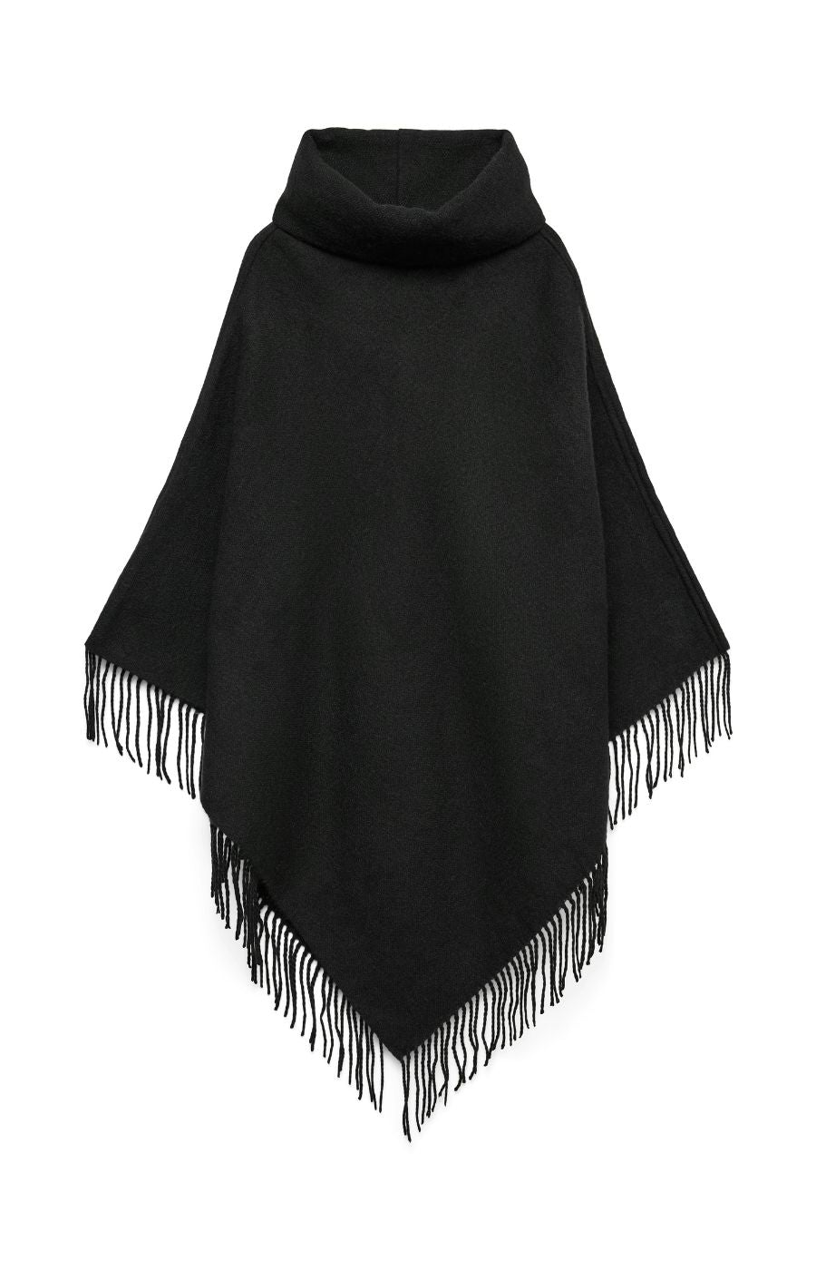 Vero Moda Curve Kleo Poncho in Black