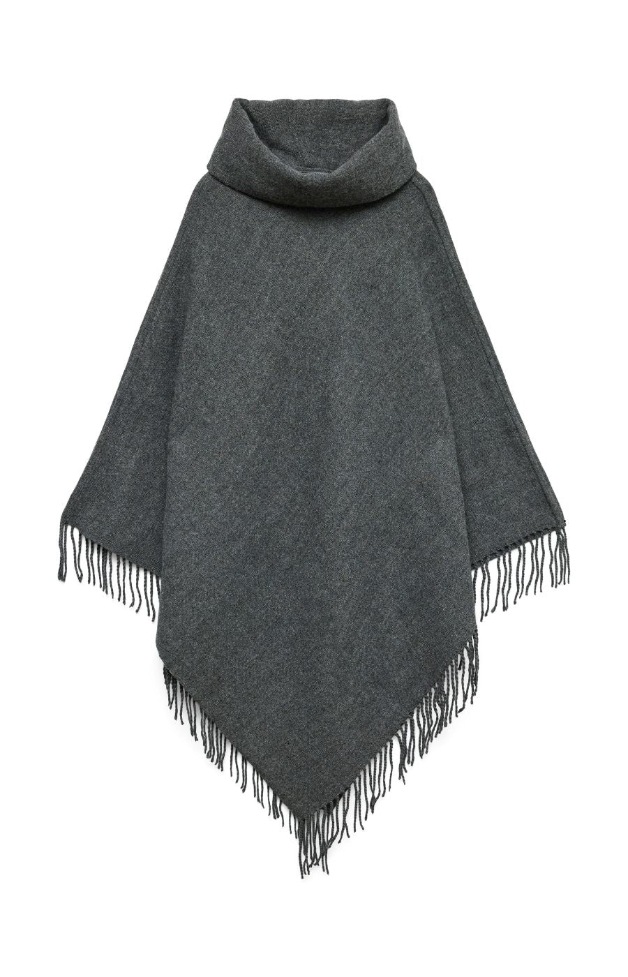 Vero Moda Curve Kleo Poncho in Grey