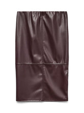 Vero Moda Curve Luca Leather Look Skirt