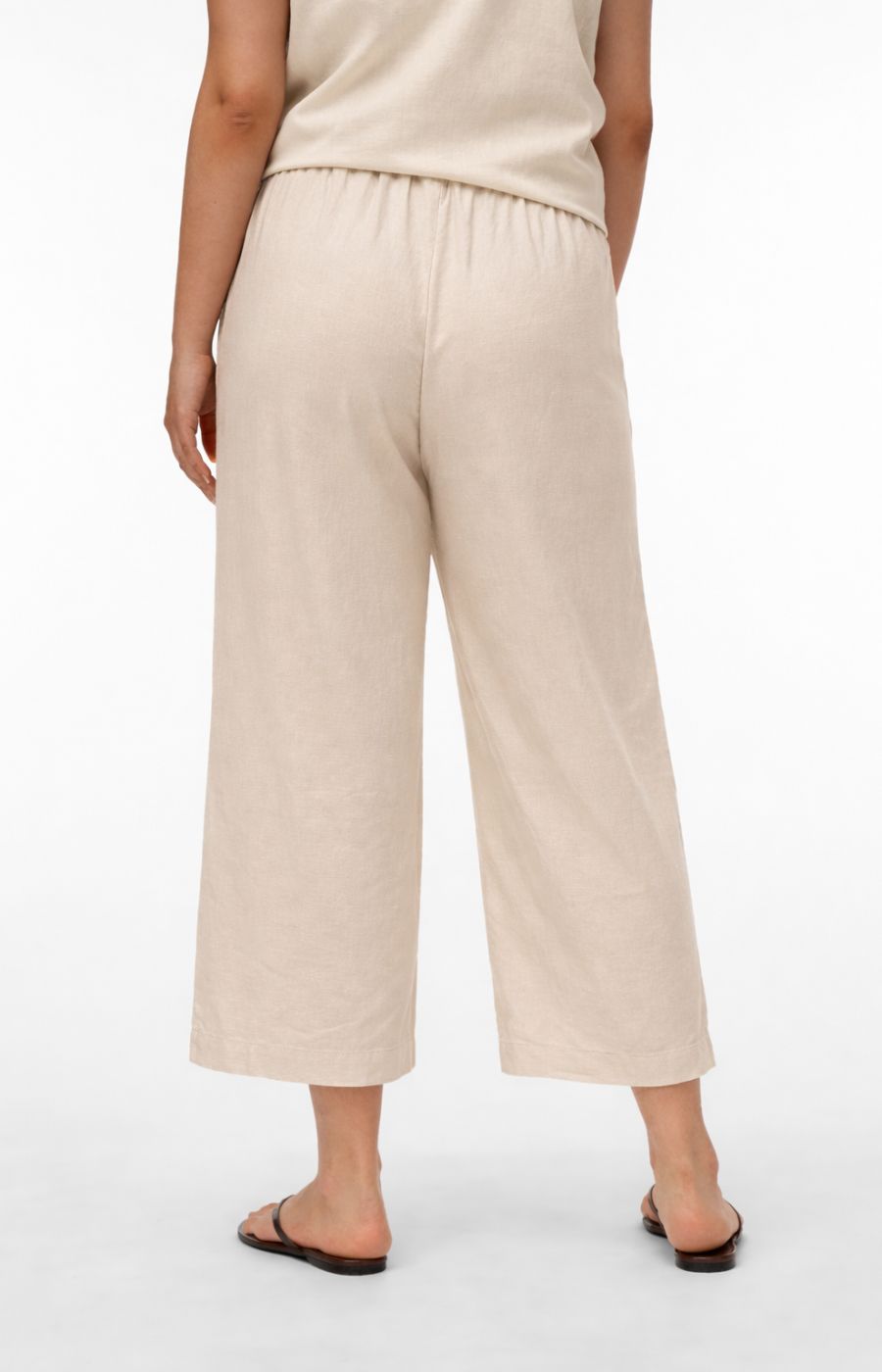 Vero Moda Curve Milo Culottes in Beige
