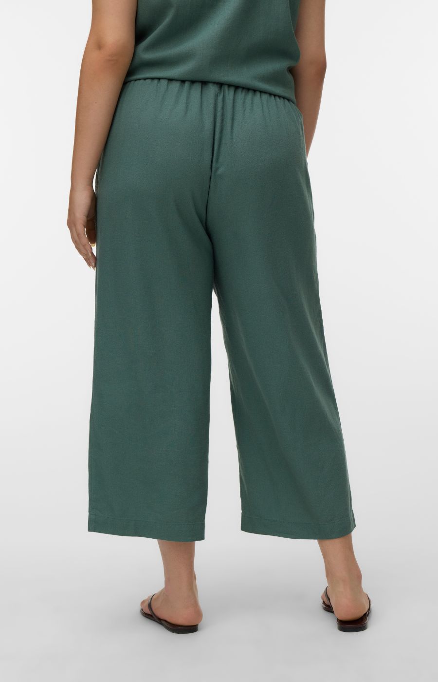 Vero Moda Curve Milo Culottes in Khaki