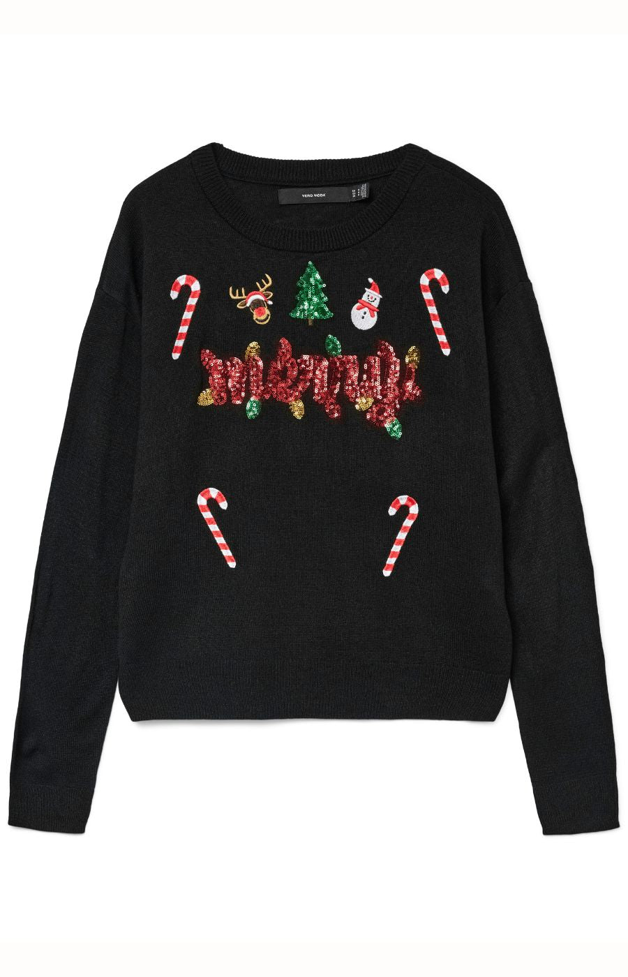 Vero Moda Curve X-Mas Candy Cane Knit Jumper