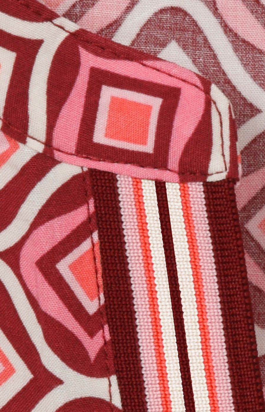 Via Appia Due Blouse in Geometric Wine