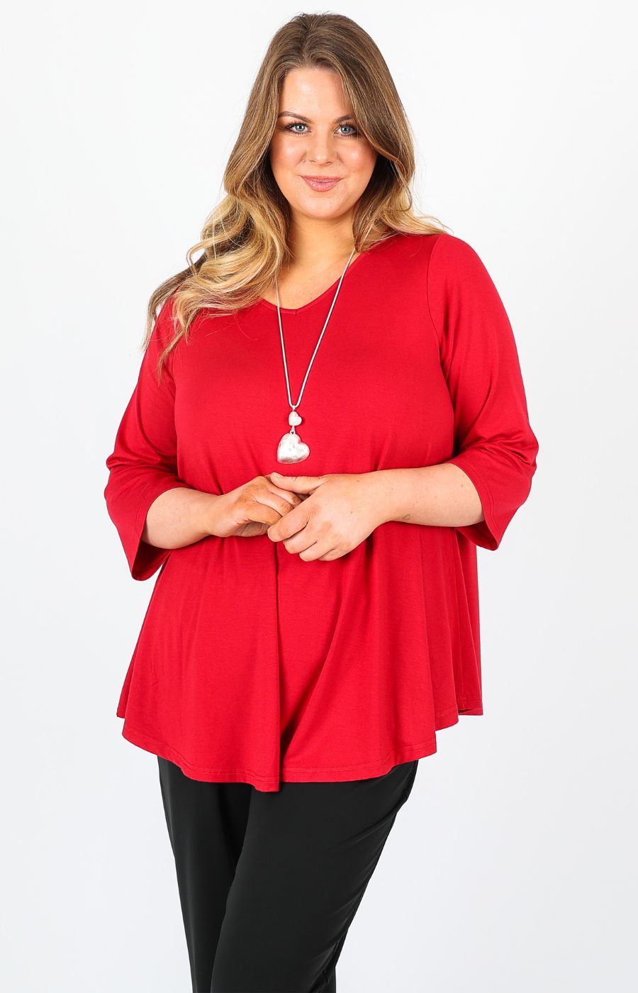 Mellomi Julie Reversible Top in Red