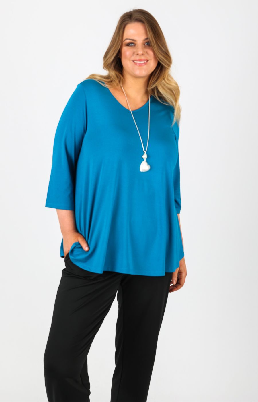 Mellomi Julie Reversible Top in Teal