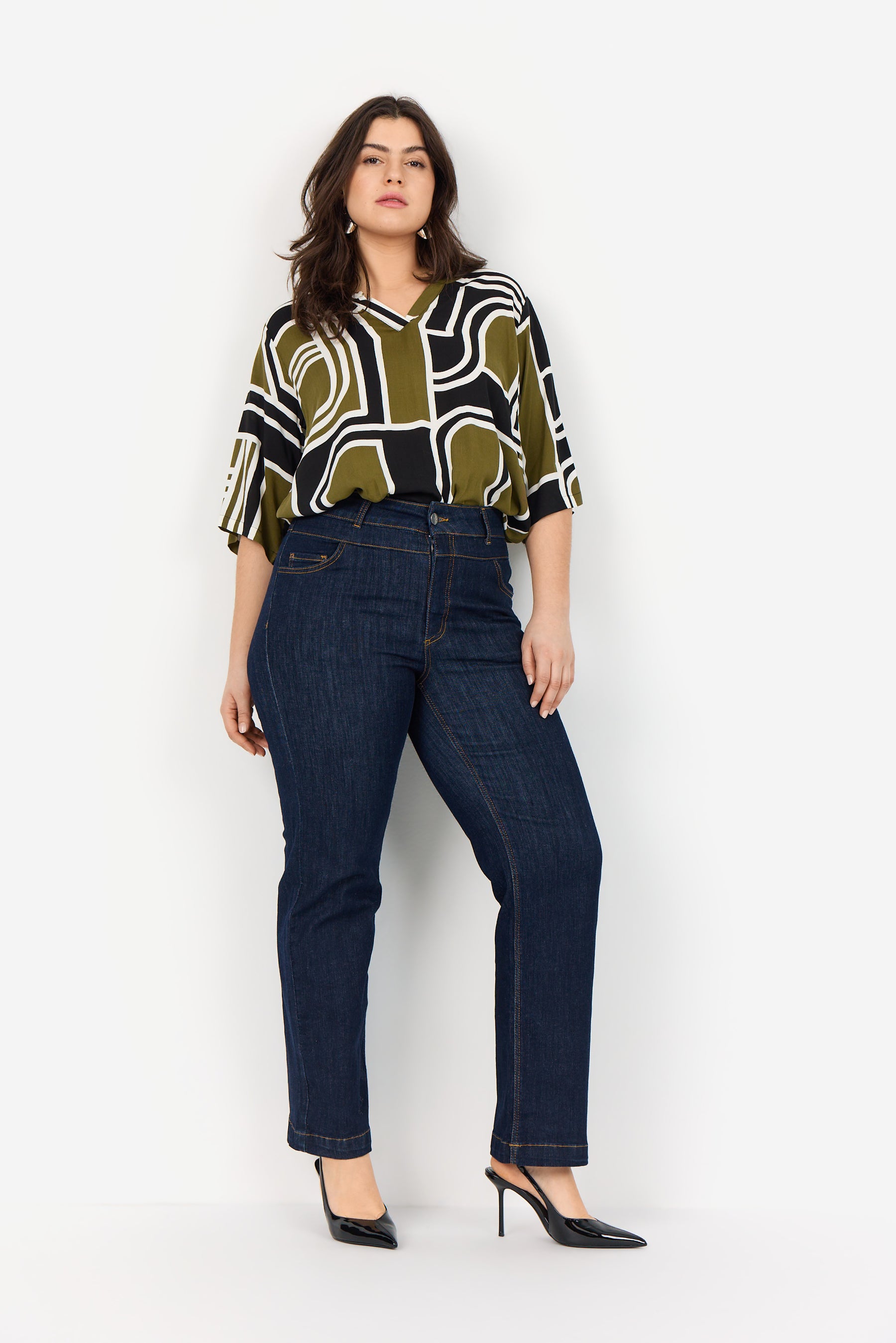Wasabi Natalie Blouse in Green