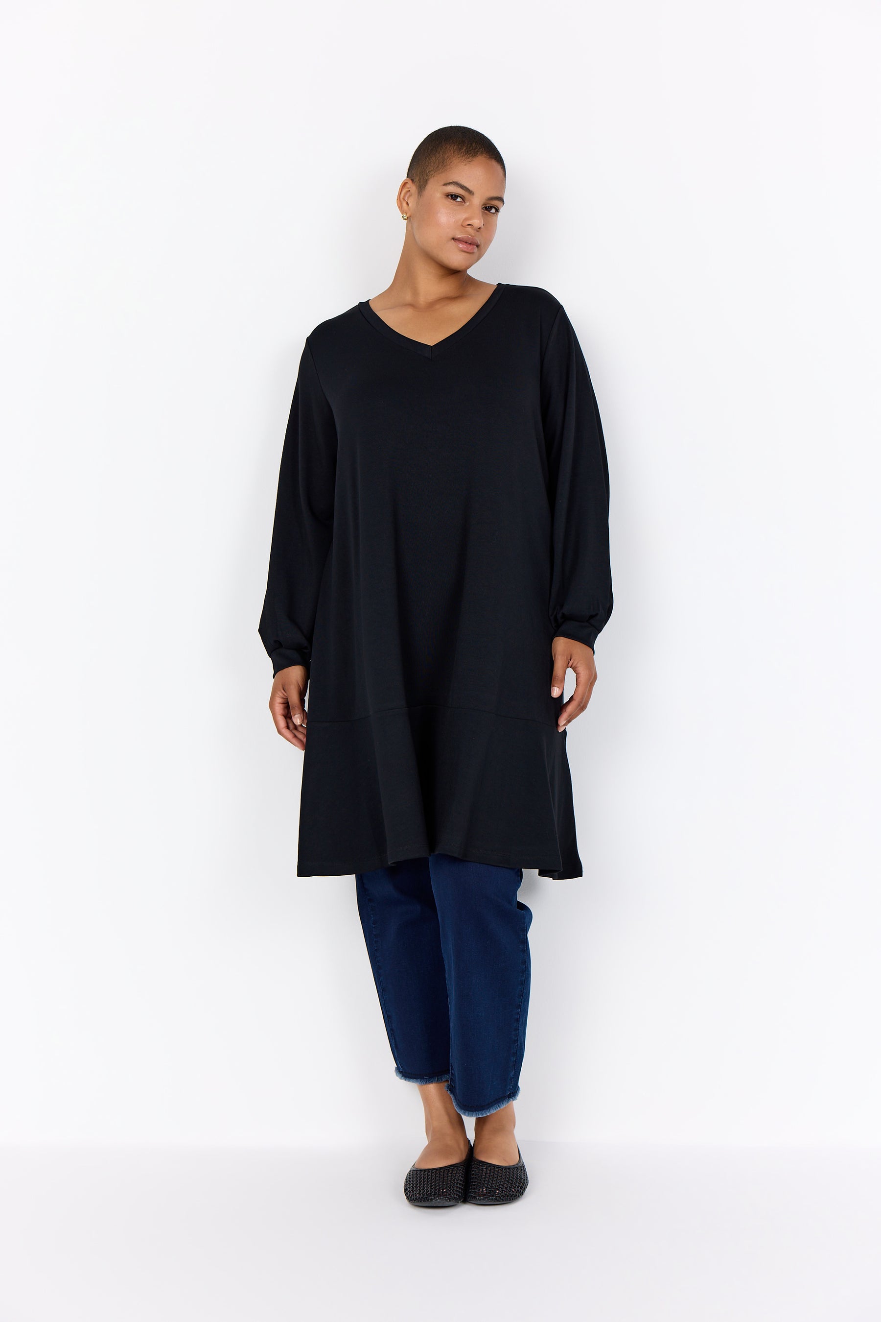 Wasabi Sabina Sweater Dress in Black