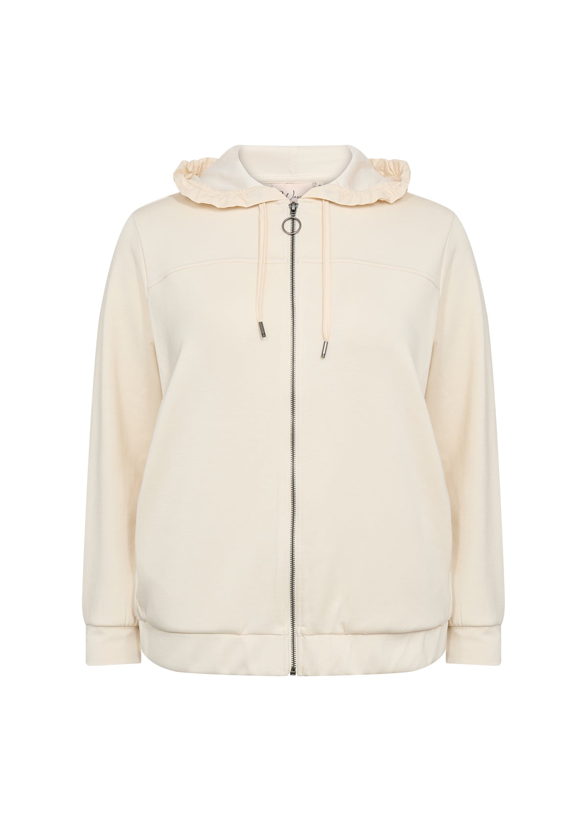 Wasabi Sabina Zip Hoodie in Cream
