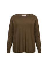 Wasabi Samanda Knit Jumper in Khaki