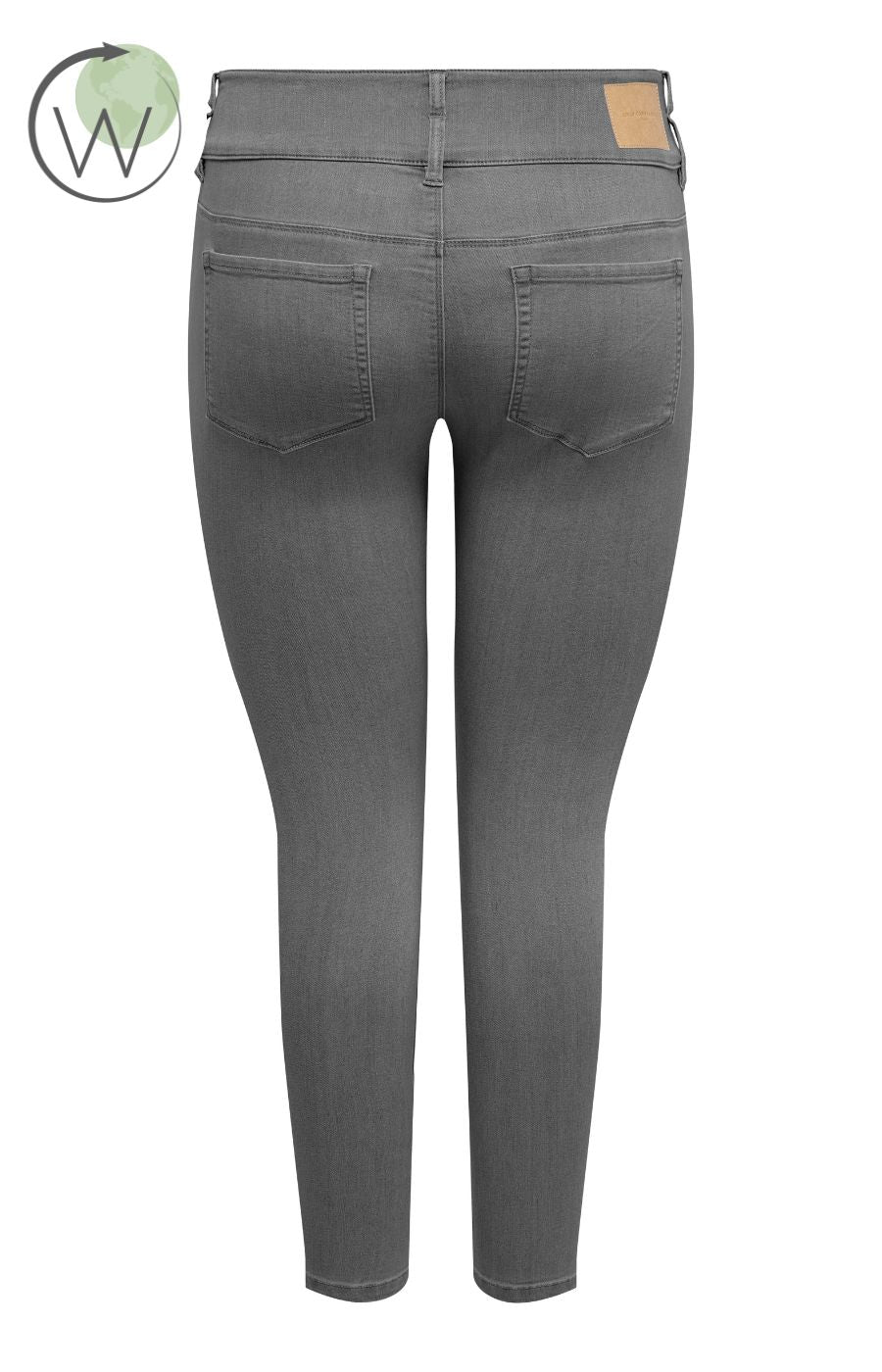 Only Carmakoma Anna High Waisted Grey 30" Jeans