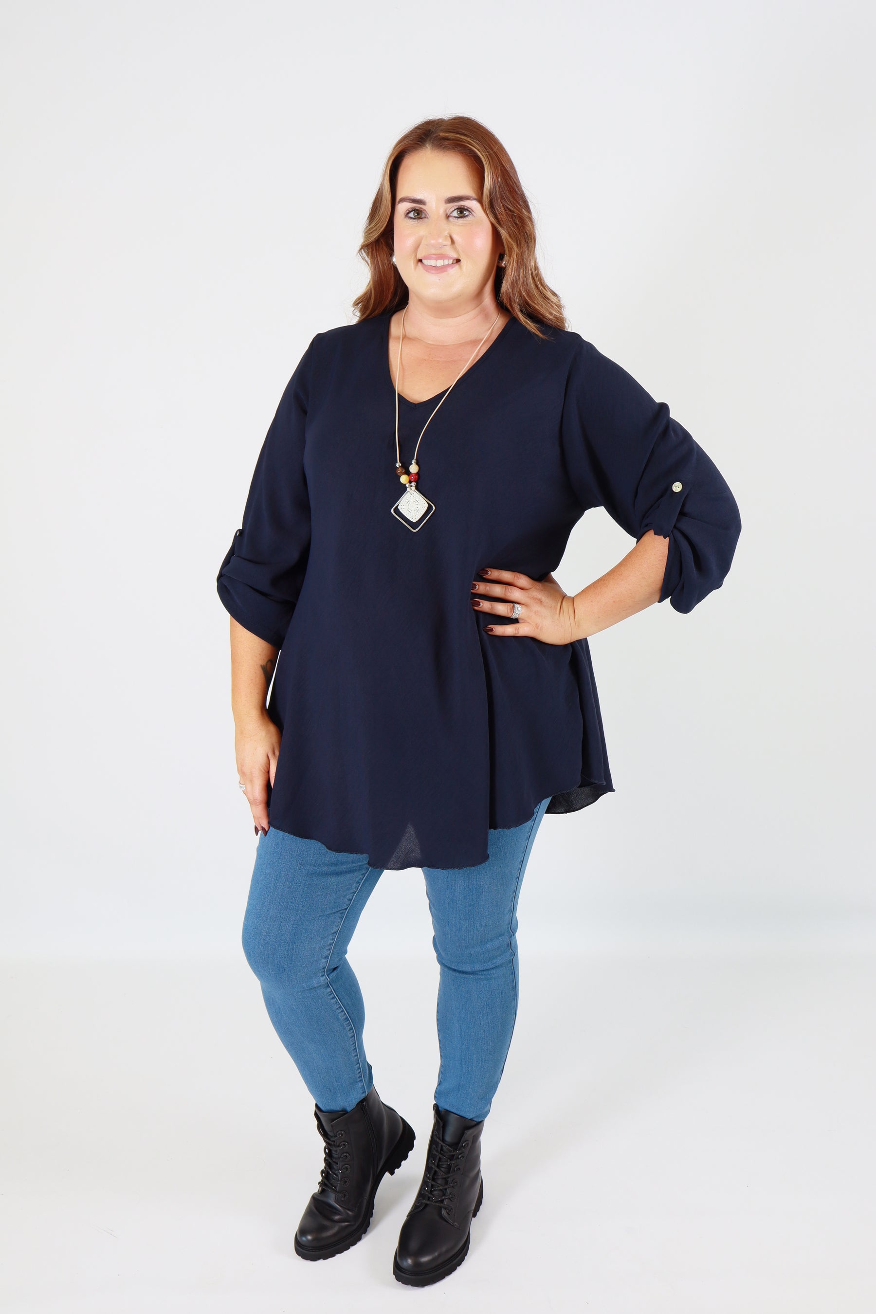 Zara Sweater in Navy