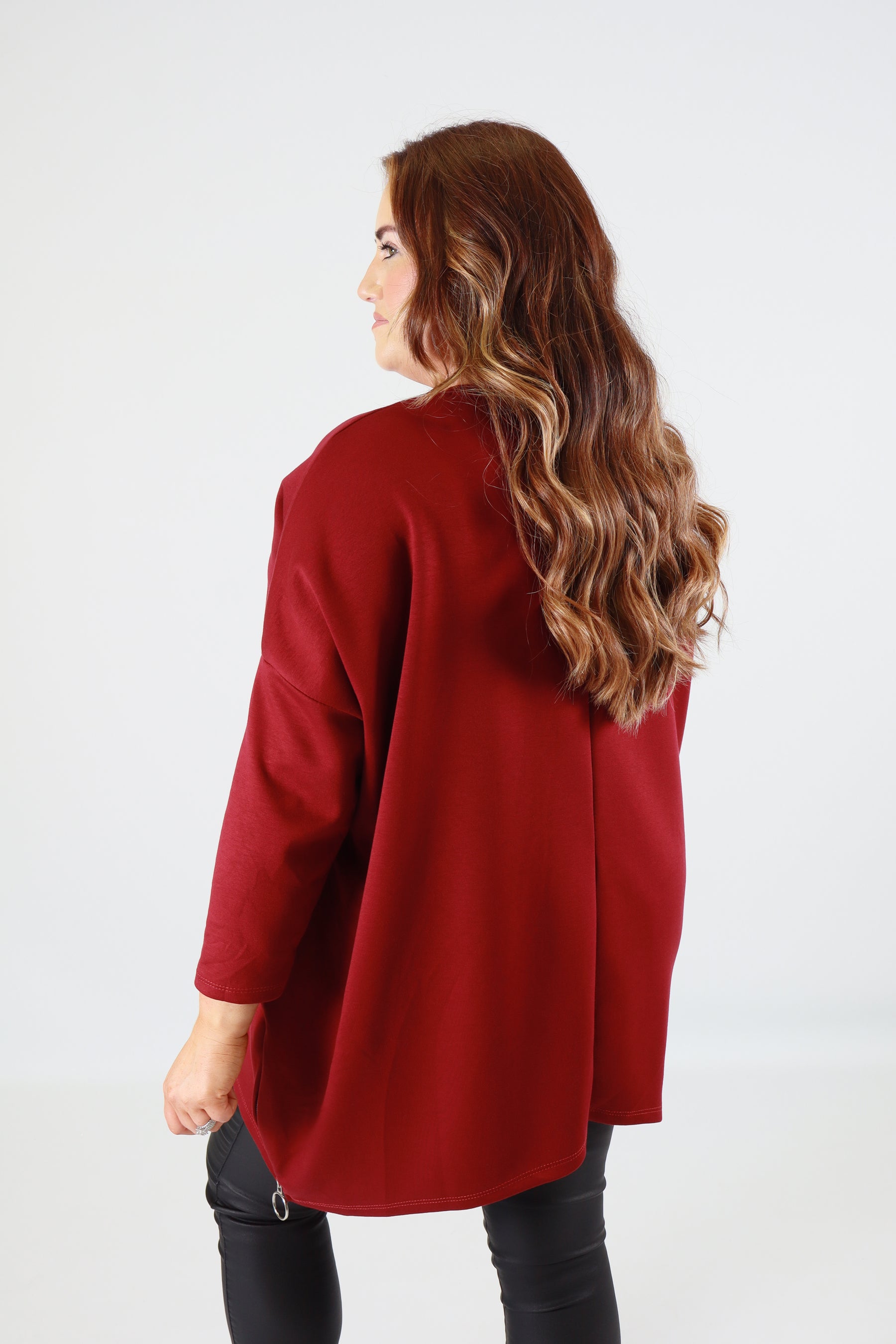 Zara Sweater in Wine