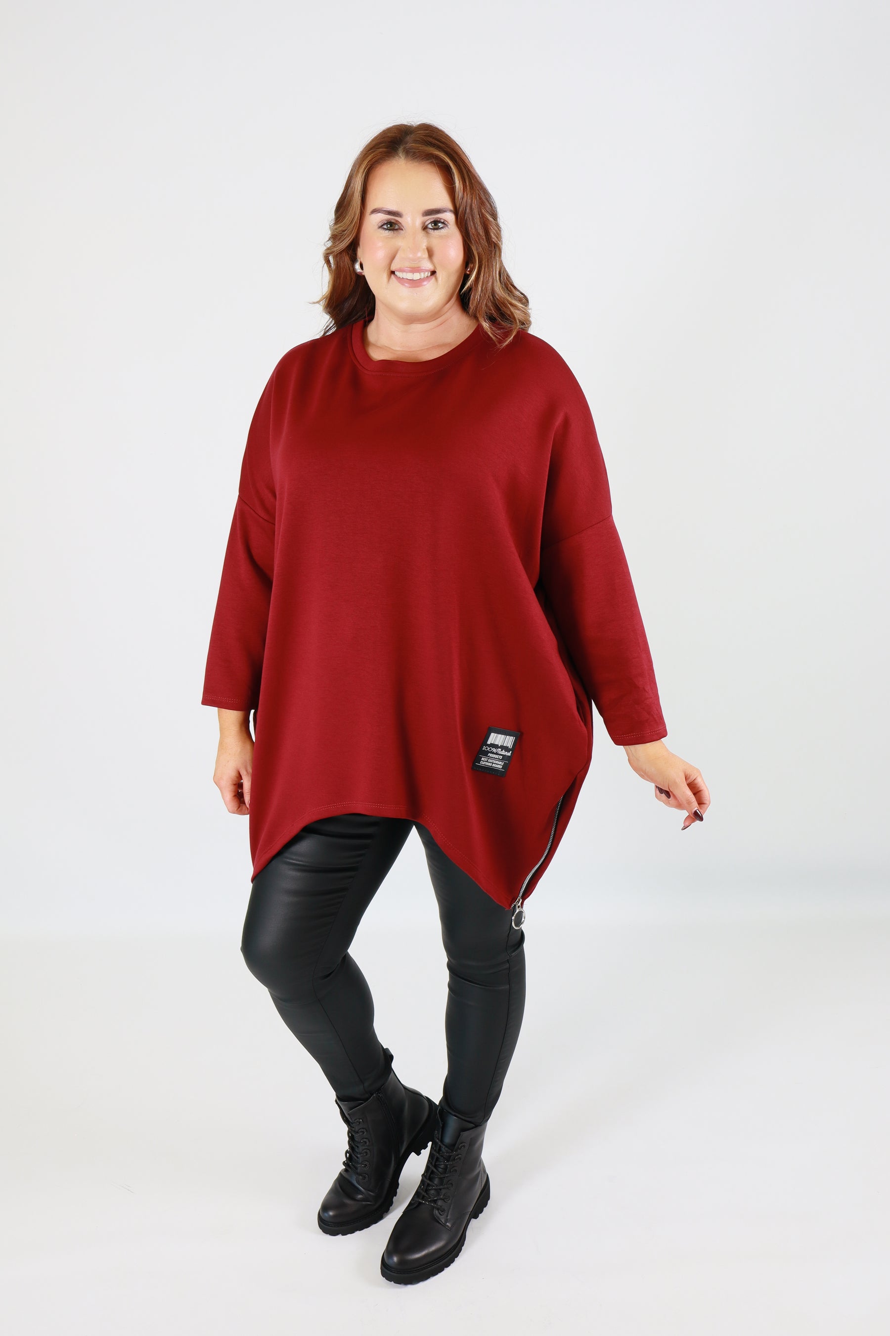 Zara Sweater in Wine