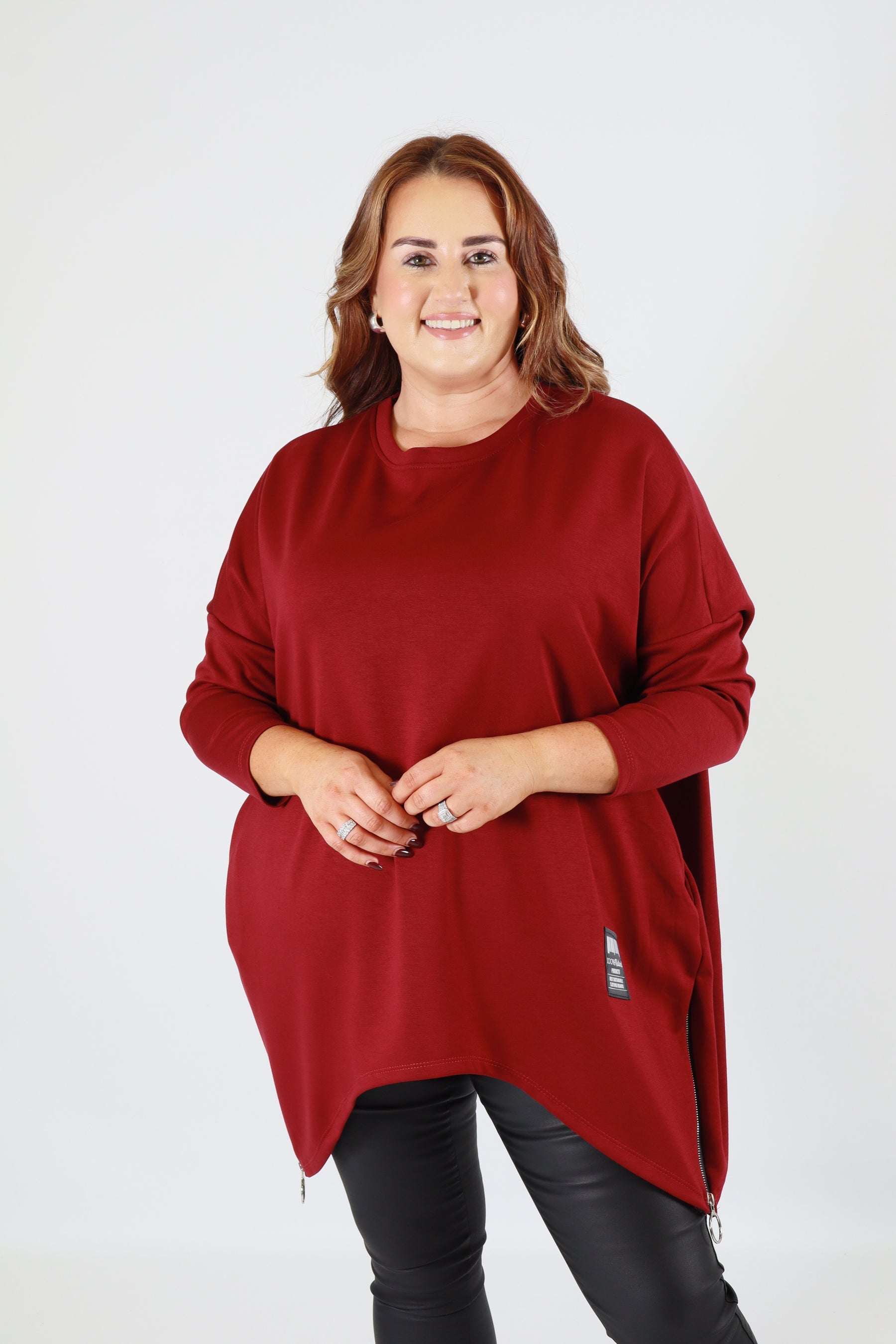 Zara Sweater in Wine