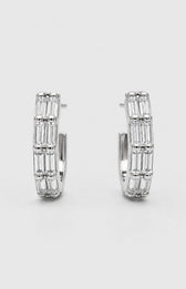 Zia Earrings in Silver