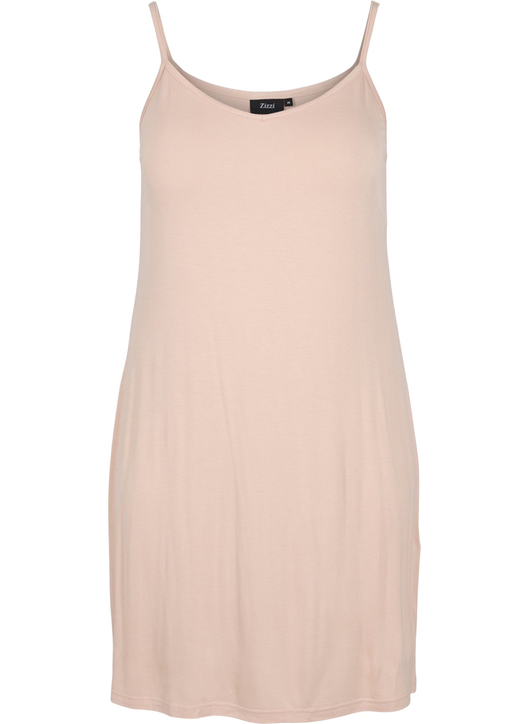 Zizzi Slip Dress in Nude