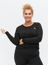 Zizzi Active Top in Black