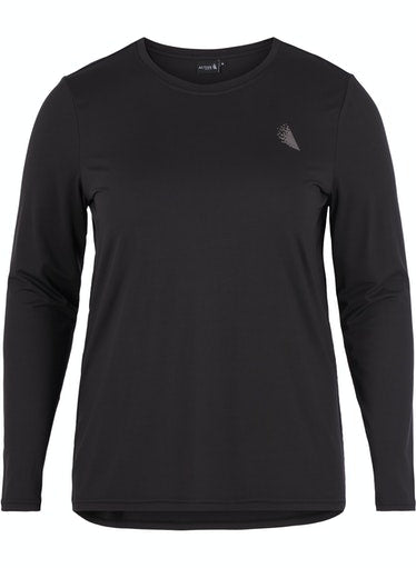 Zizzi Active Top in Black