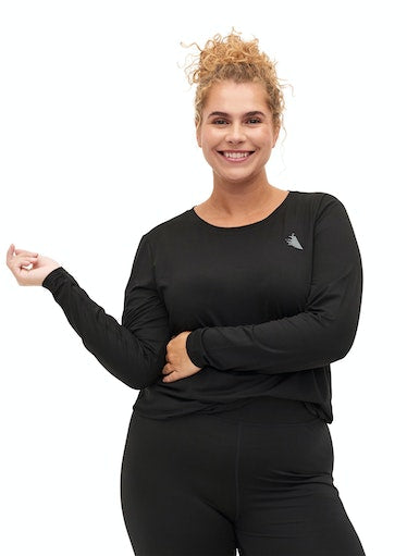 Zizzi Active Top in Black