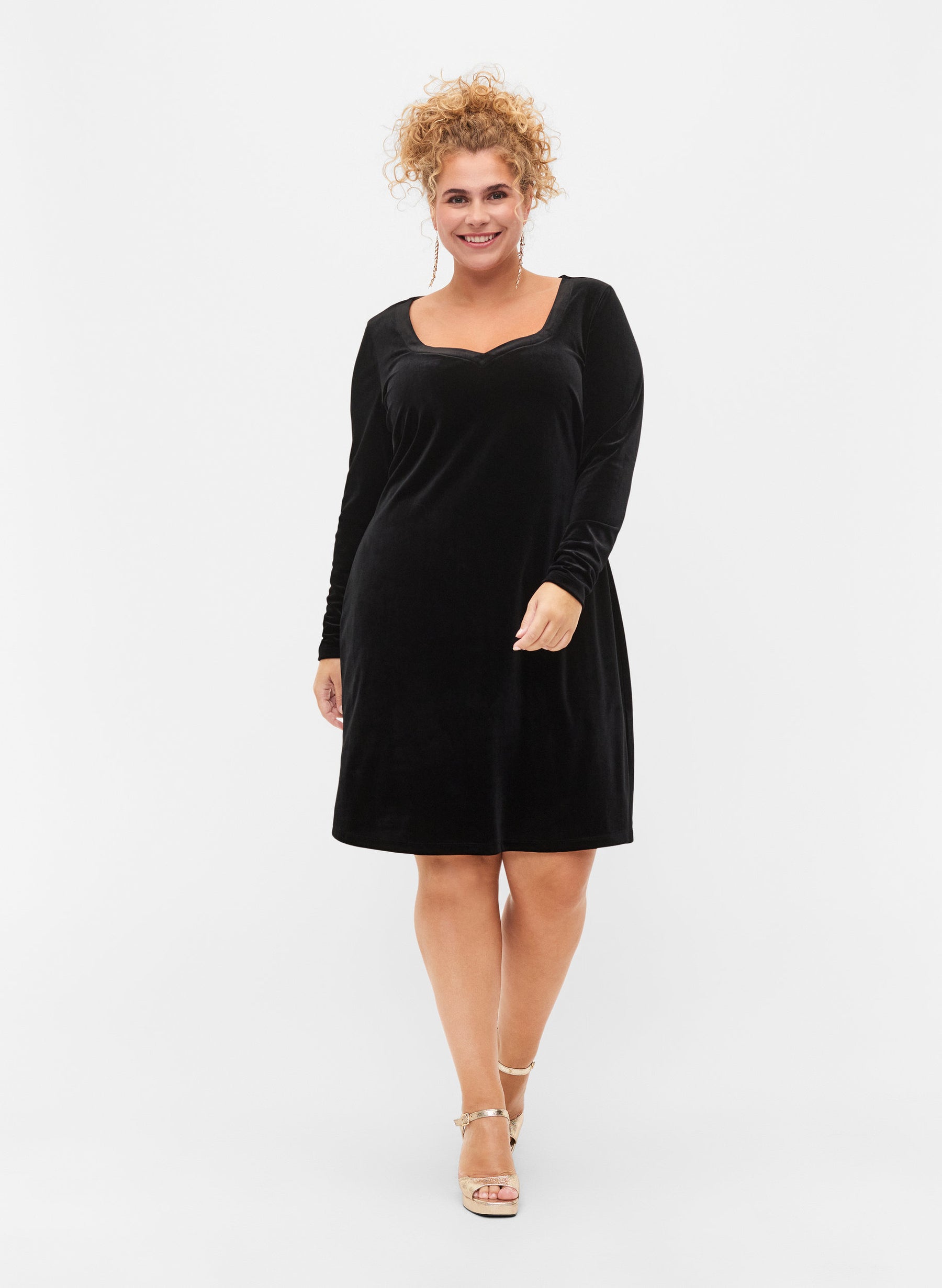 Zizzi Livia Velvet Dress