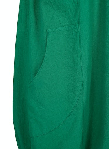 Zizzi Cotton Bubble Dress in Green