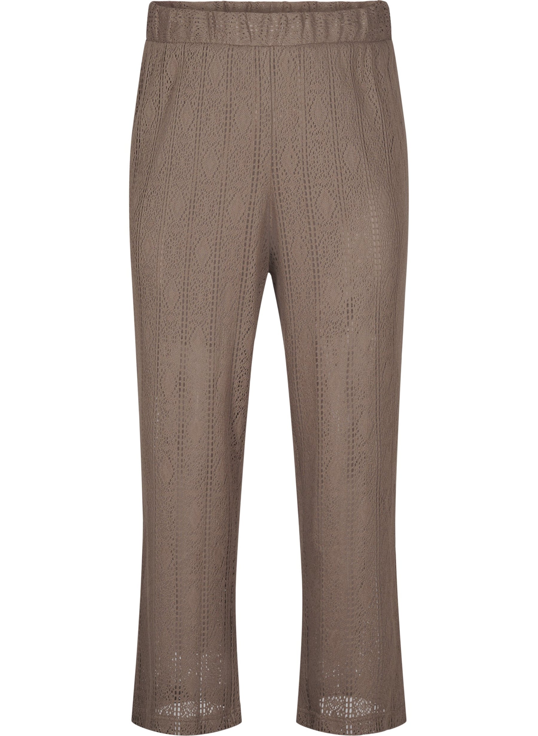 Zizzi Jady Trousers in Brown