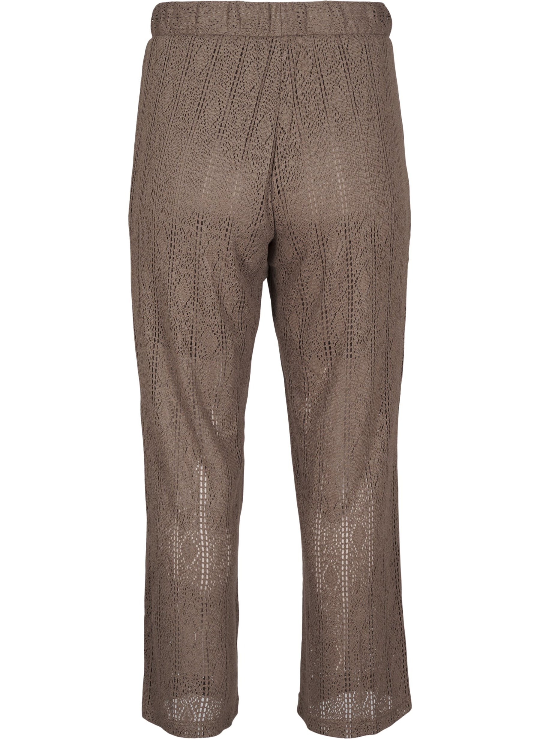 Zizzi Jady Trousers in Brown
