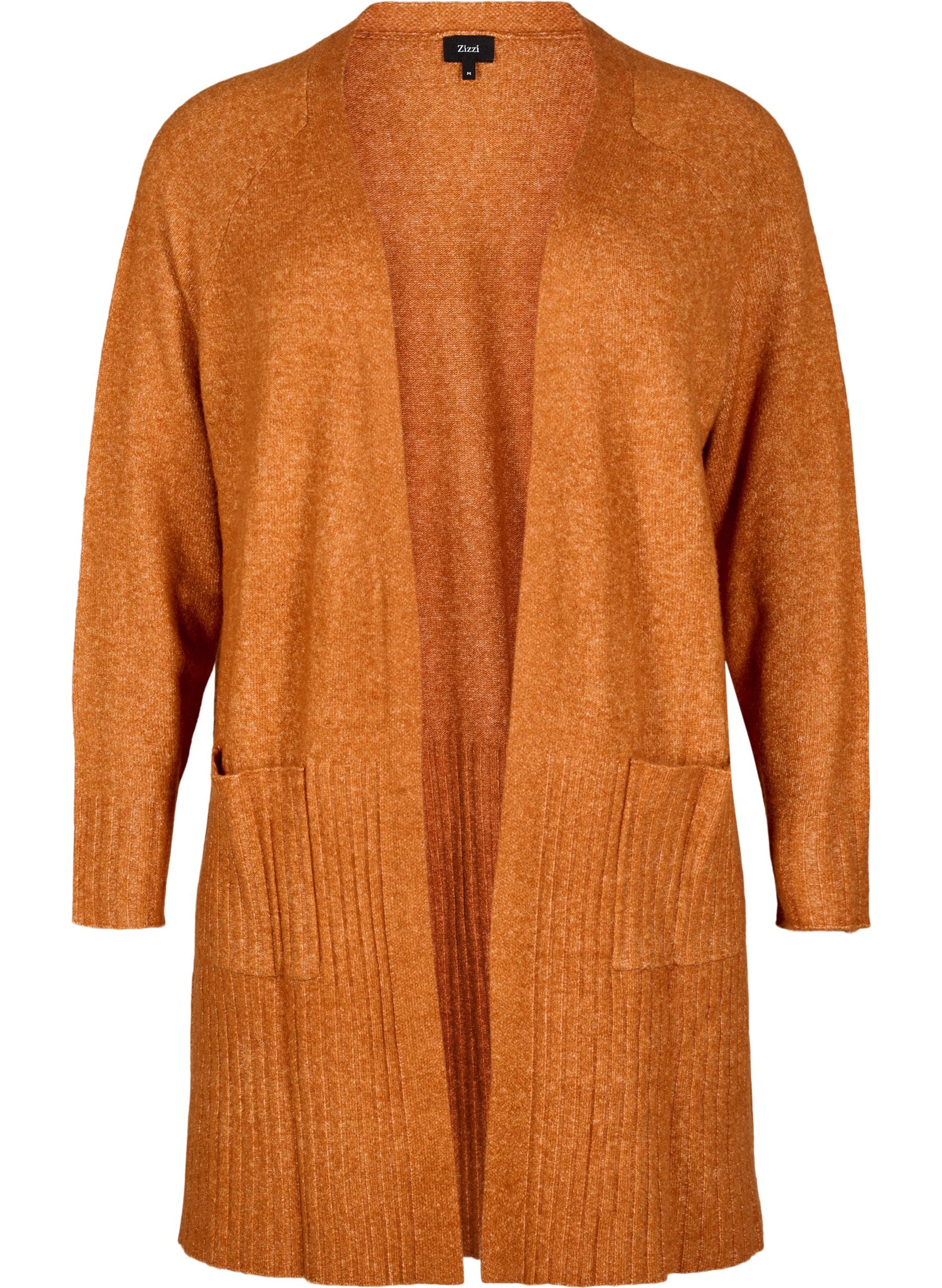 Zizzi Vista Cardigan in Orange