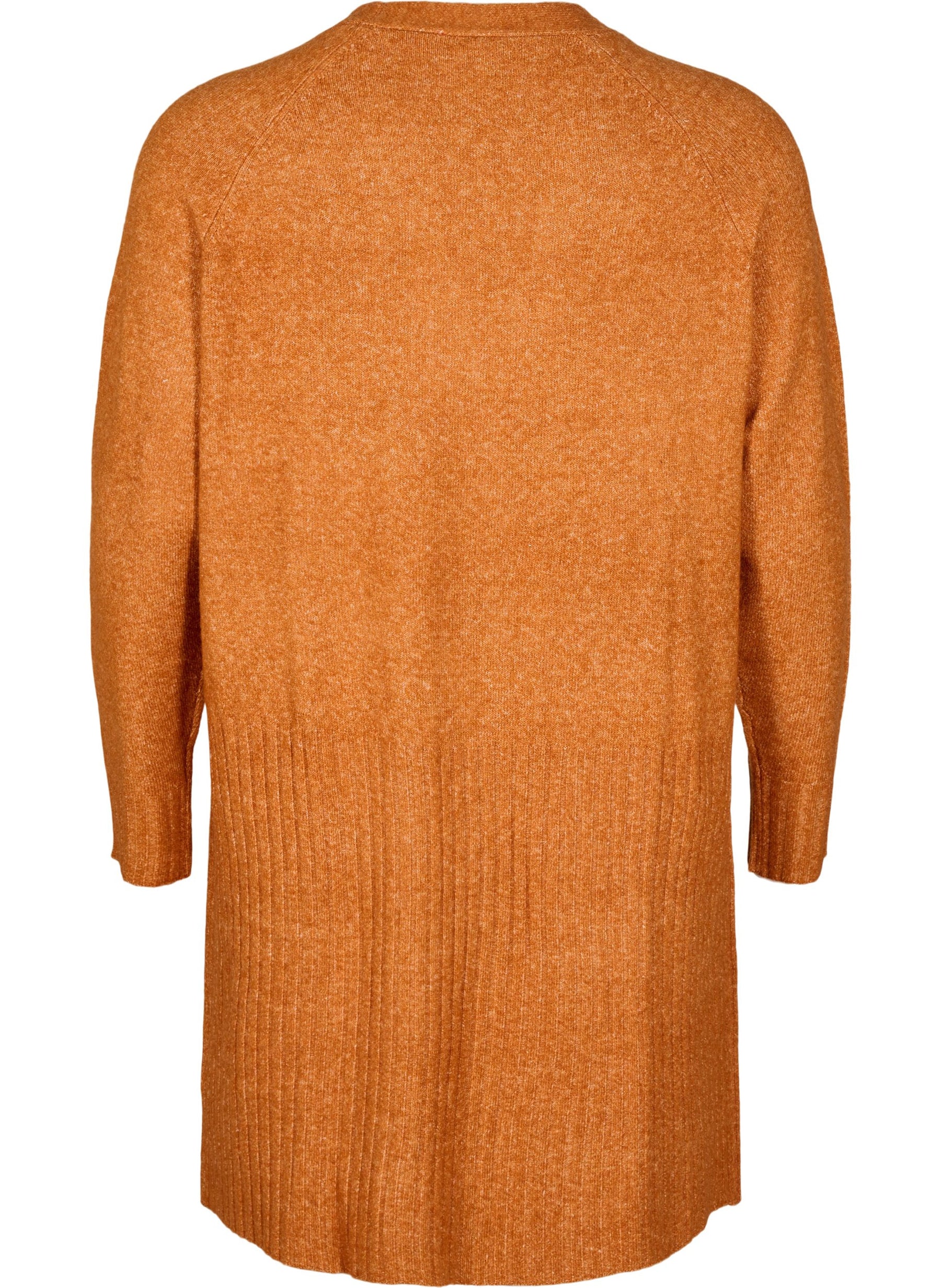 Zizzi Vista Cardigan in Orange