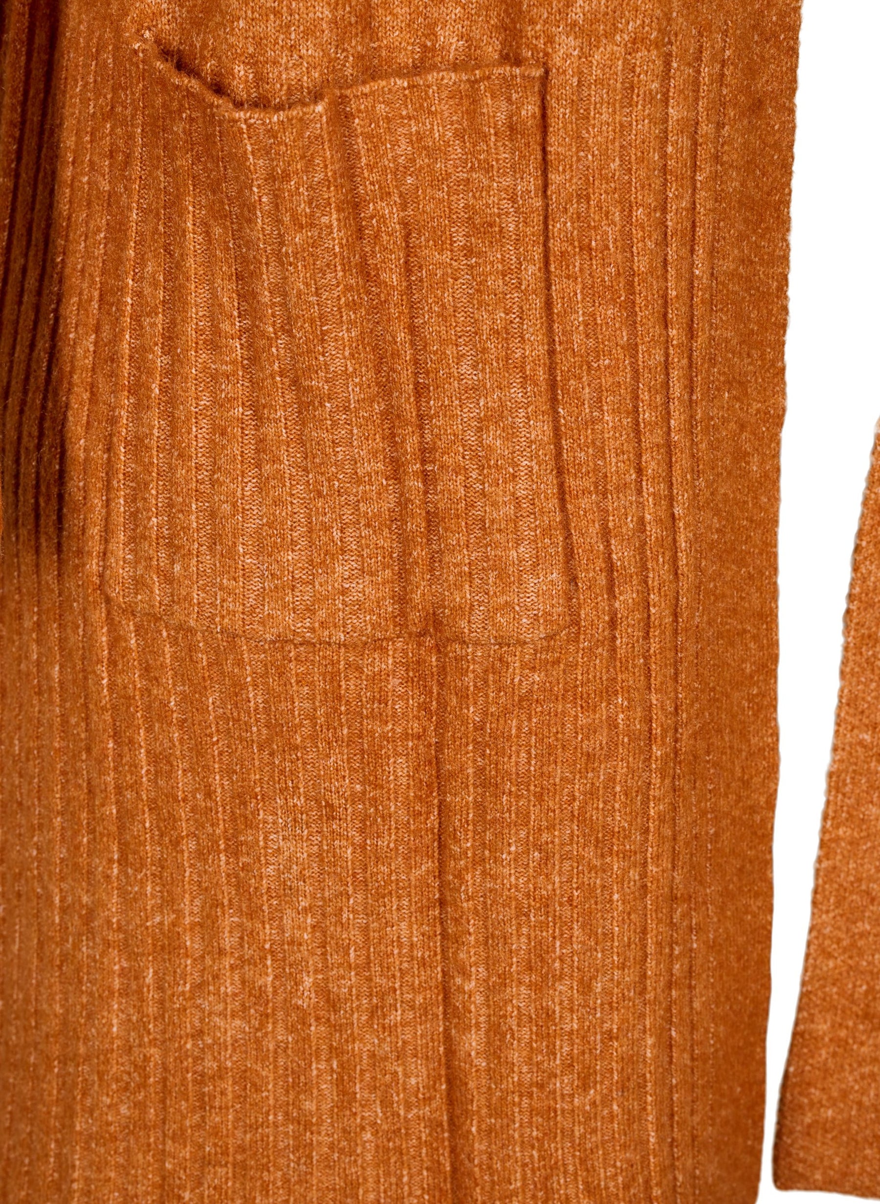 Zizzi Vista Cardigan in Orange