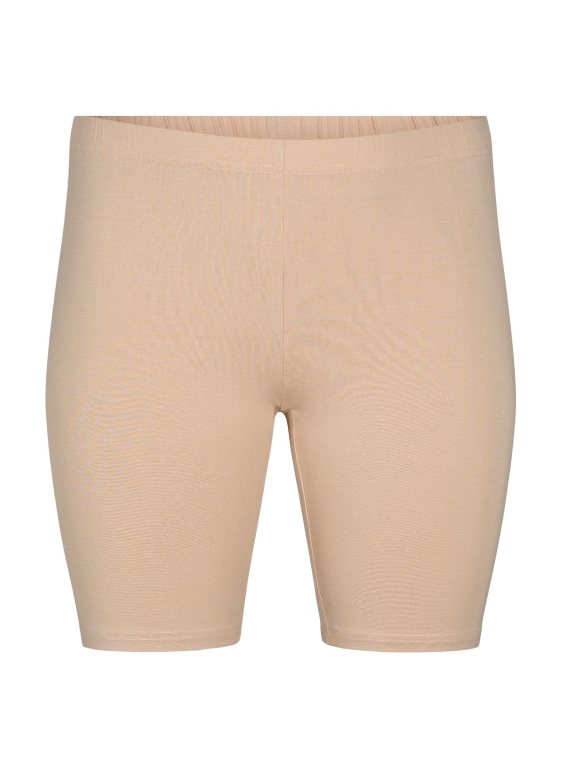 Zizzi Two Pack Shorts-Black and Beige