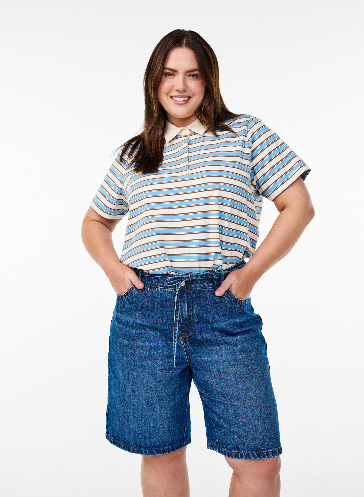 Zizzi Tami Denim Shorts