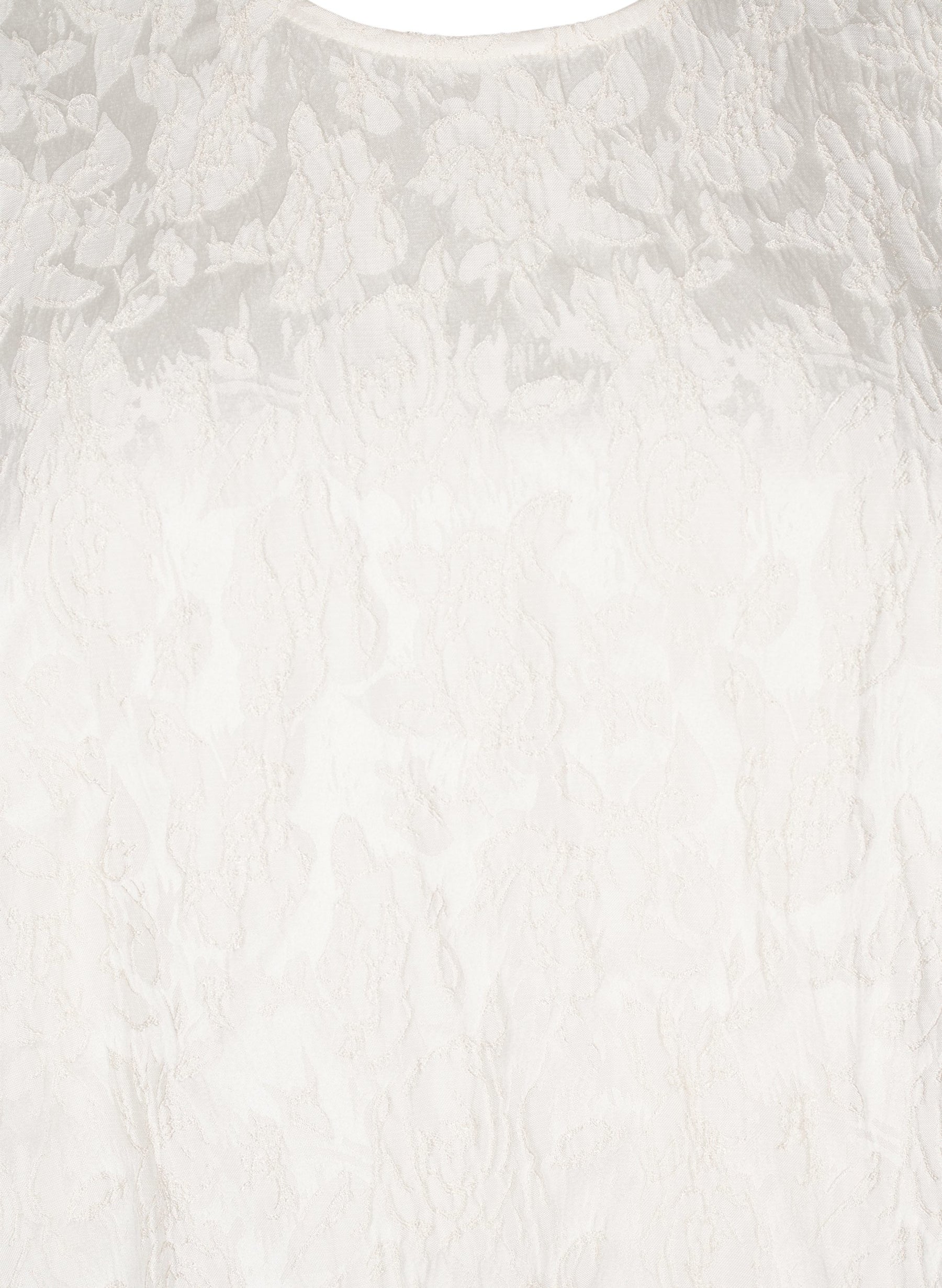 Zizzi Ariel Blouse in Cream