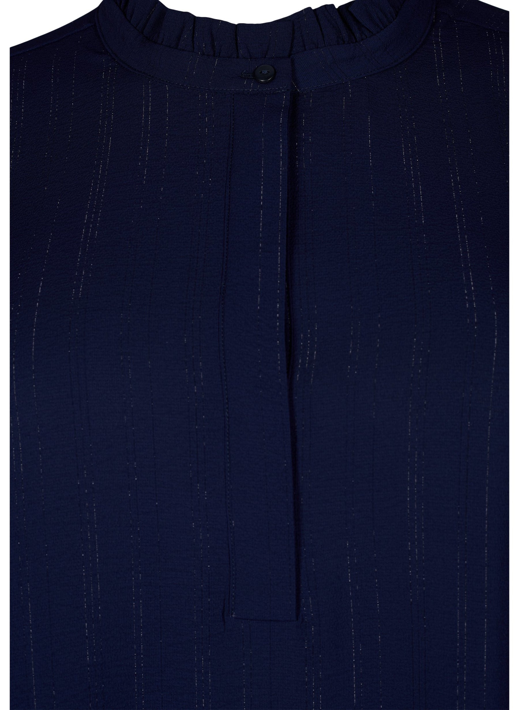 Zizzi Anni Glitter Dress in Navy