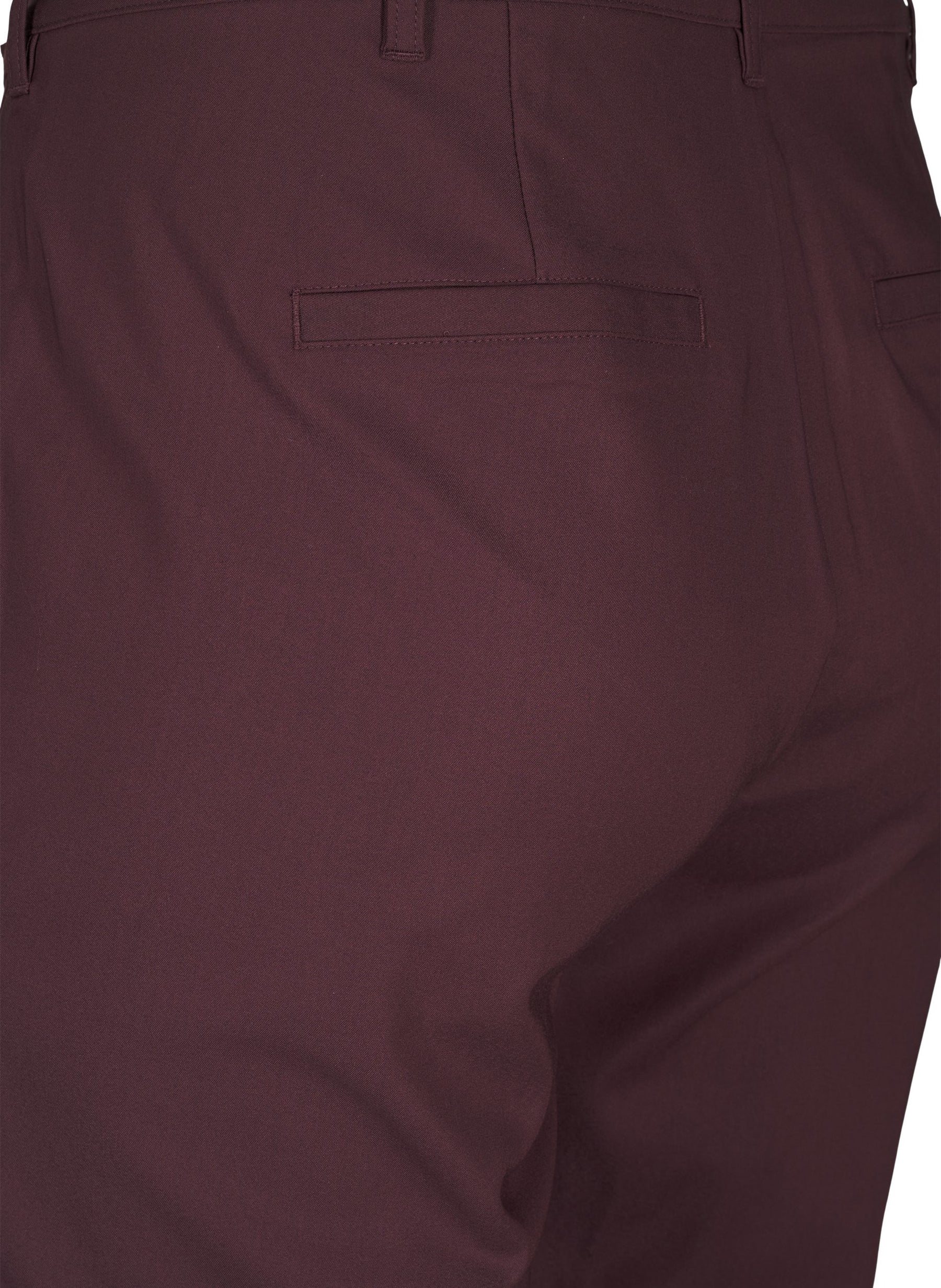 Zizzi Edith Trousers in Burgundy