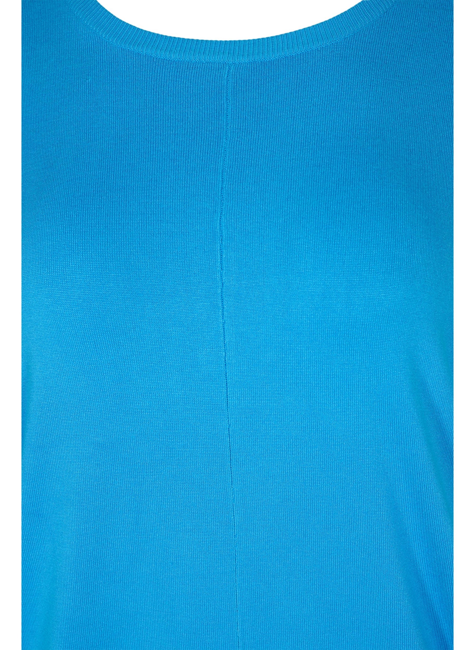 Zizzi Carrie Jumper in Blue