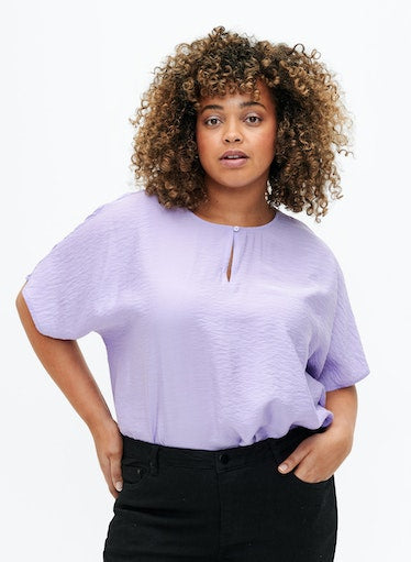 Zizzi Kam Violet Top