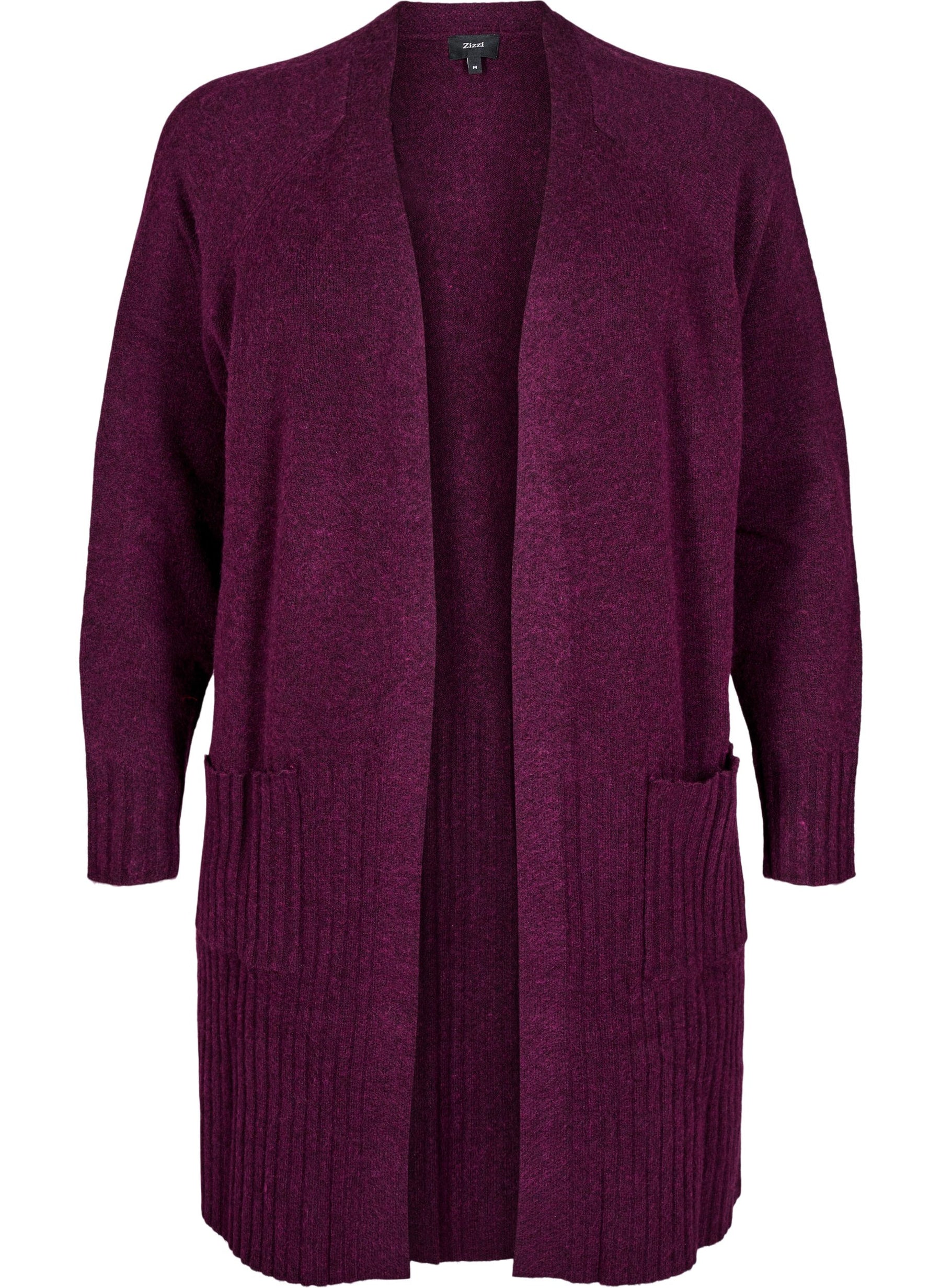 Zizzi Vista Cardigan in Purple