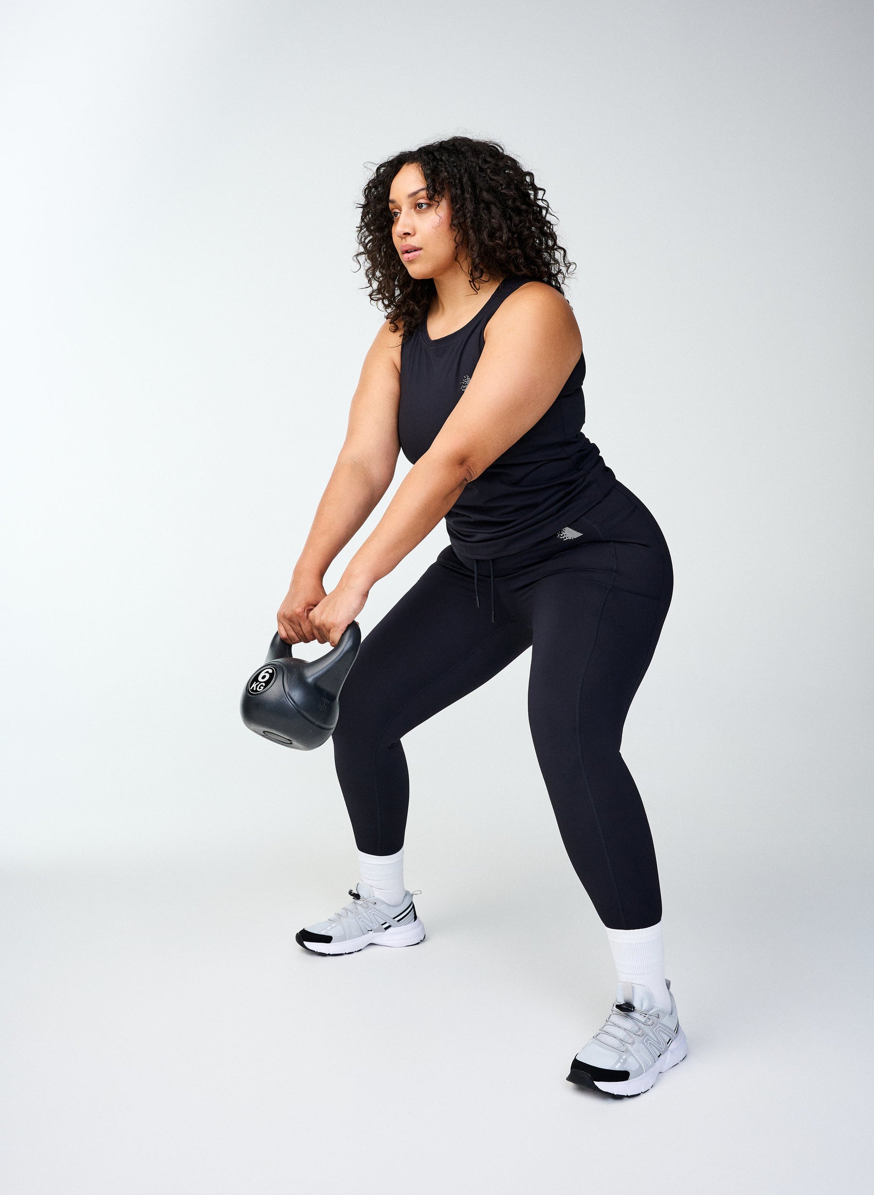 Zizzi Active Anna Leggings in Black